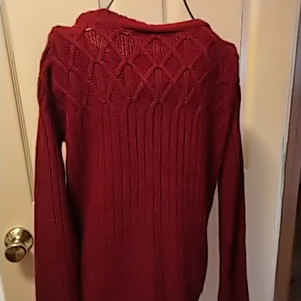 Sweater Project womens acrylic sweater red M - Picture 8 of 8